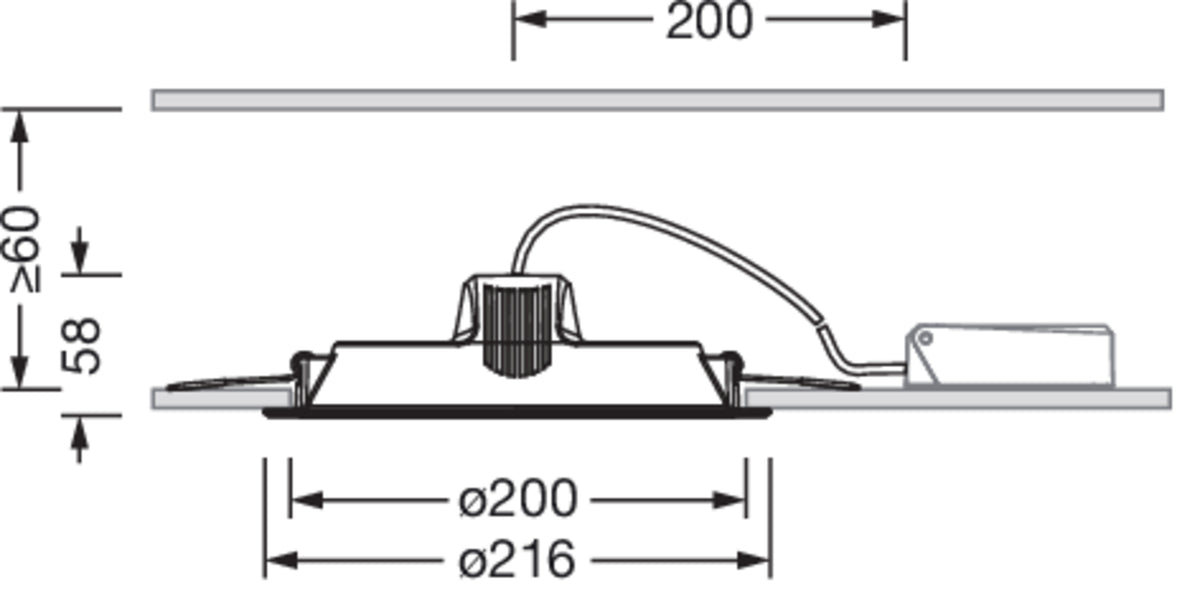 Siteco LED-Downlight 840, Art.-Nr. 51DS107F44B, Ansicht 3
