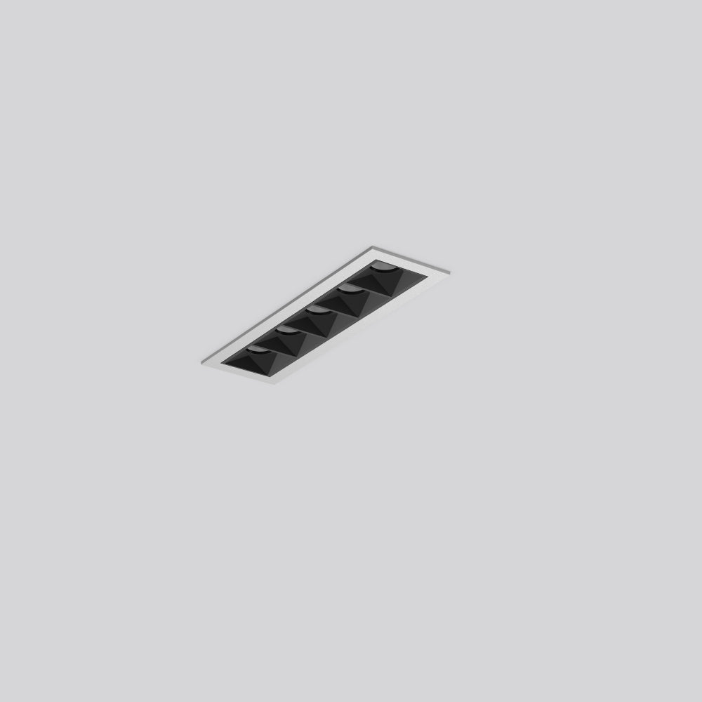 RZB Zimmermann LED-Deckeneinbauleuchte 940, DALI, silber, Art.-Nr. 641324.004.2.76