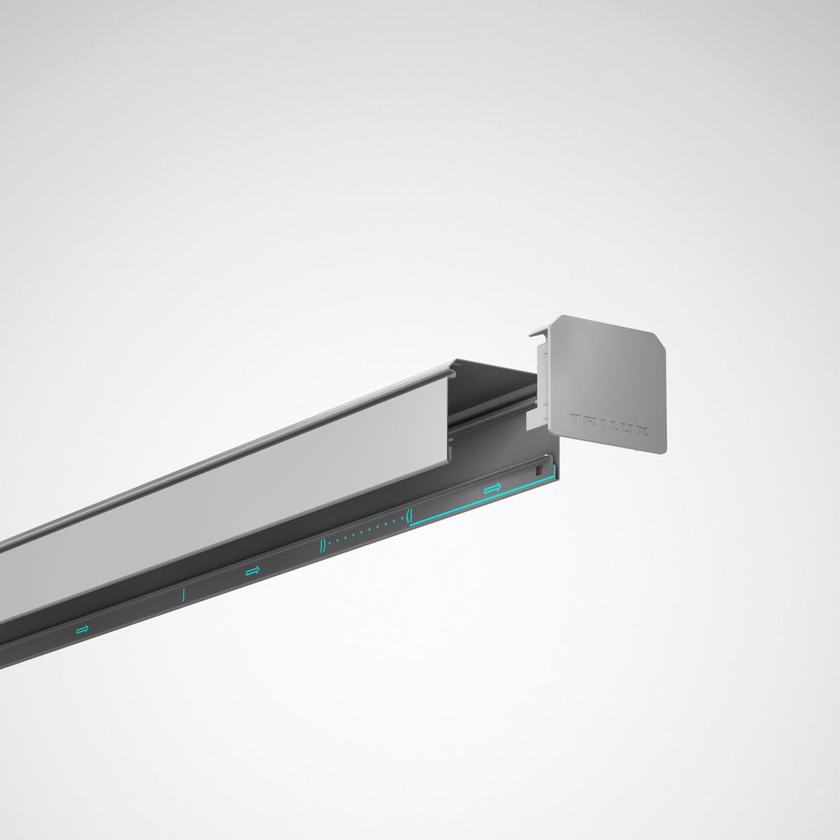 Trilux Kopfstück Aluminium 078 Ks 03, Art.-Nr. 8497800