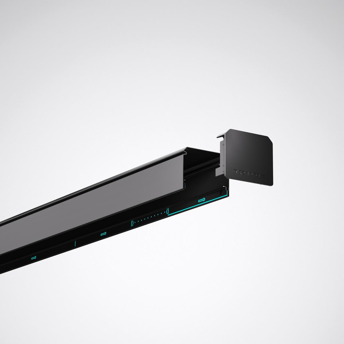 Trilux Kopfstück schwarz 078 Ks 05, Art.-Nr. 8497900