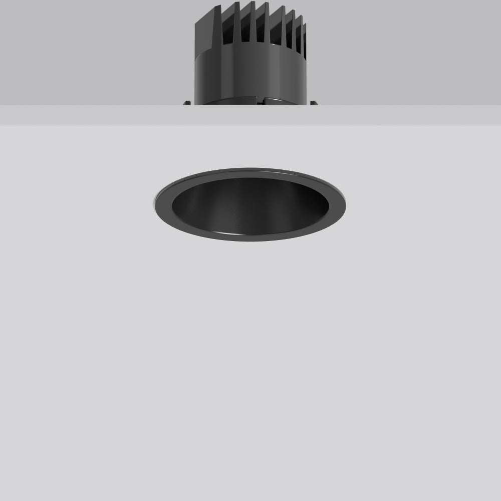 RZB Zimmermann LED-Downlight 827, ML, DALI, sw, Art.-Nr. 901832.003.2.76