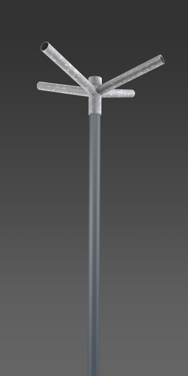 RZB Zimmermann Mastbefestigung aluminium, Art.-Nr. 982590.000