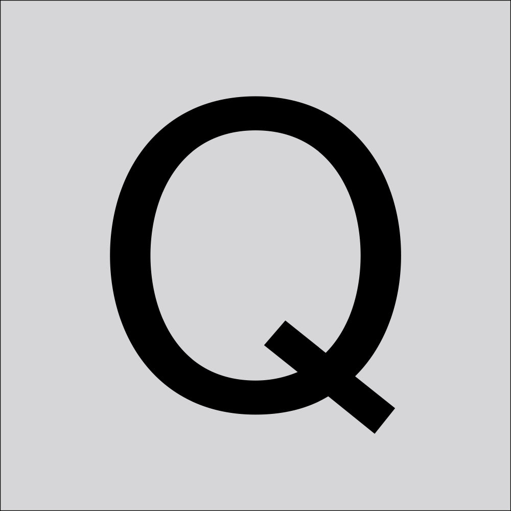 RZB Zimmermann Buchstabe "Q" 40mm, Art.-Nr. 99220.003.Q