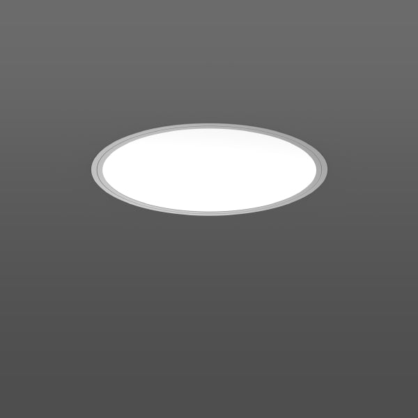 RZB Zimmermann LED-Deckeneinbauleuchte 4000K DALI silber, Art.-Nr. 312387.004.1.12