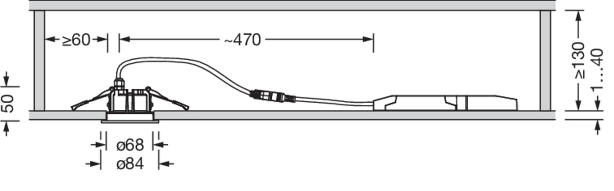 Siteco LED-Downlight 3000K, ML, DALI2, Art.-Nr. 51DB12EA14B1D, Ansicht 2