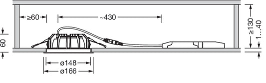 Siteco LED-Downlight 3000K, ML, DALI2, Art.-Nr. 51DB31ED11B1D, Ansicht 2