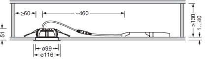 Siteco LED-Downlight 3000K, ML, DALI2, Art.-Nr. 51DB32EC14B1D, Ansicht 2
