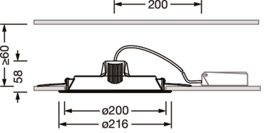 Siteco LED-Downlight 840, Art.-Nr. 51DS107F44B, Ansicht 2