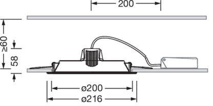 Siteco LED-Downlight 840, Art.-Nr. 51DS107F44B, Ansicht 3
