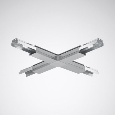 Trilux X-Lichtbandverbinder silbergrau 07650 X-Connector 03, Art.-Nr. 7509300