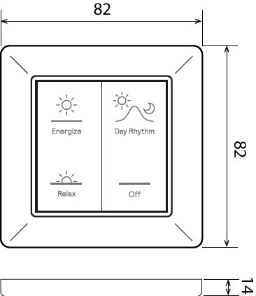 Philips Lighting Signify PLS Nature Connect Zubehör Funkschalter LP911P NC2, Art.-Nr. 8720169108455, Ansicht 2