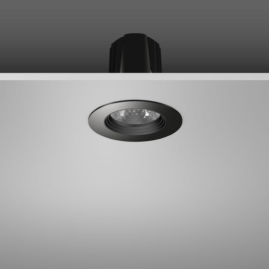 RZB Zimmermann LED-Einbaudownlight 930, DALI, schwarz, Art.-Nr. 901748.003.76