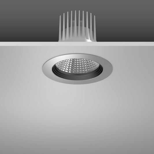 RZB Zimmermann LED-Einbaudownlight 940, silber, Art.-Nr. 901764.004.1