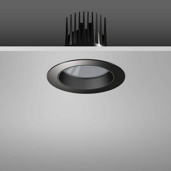 RZB Zimmermann LED-Einbaudownlight 935, DALI, schwarz, Art.-Nr. 901768.003.3.76