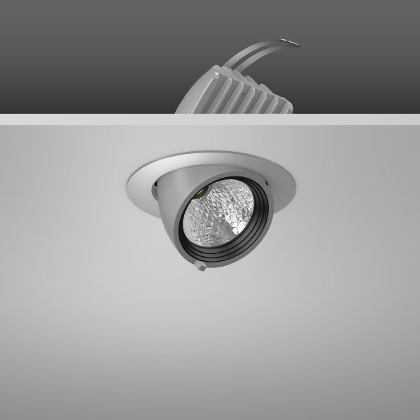RZB Zimmermann LED-Einbaustrahler 927, DALI, silber, Art.-Nr. 911575.004.2.76