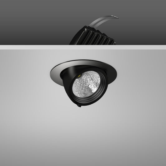 RZB Zimmermann LED-Einbaustrahler 927, DALI, schwarz, Art.-Nr. 911576.003.2.76