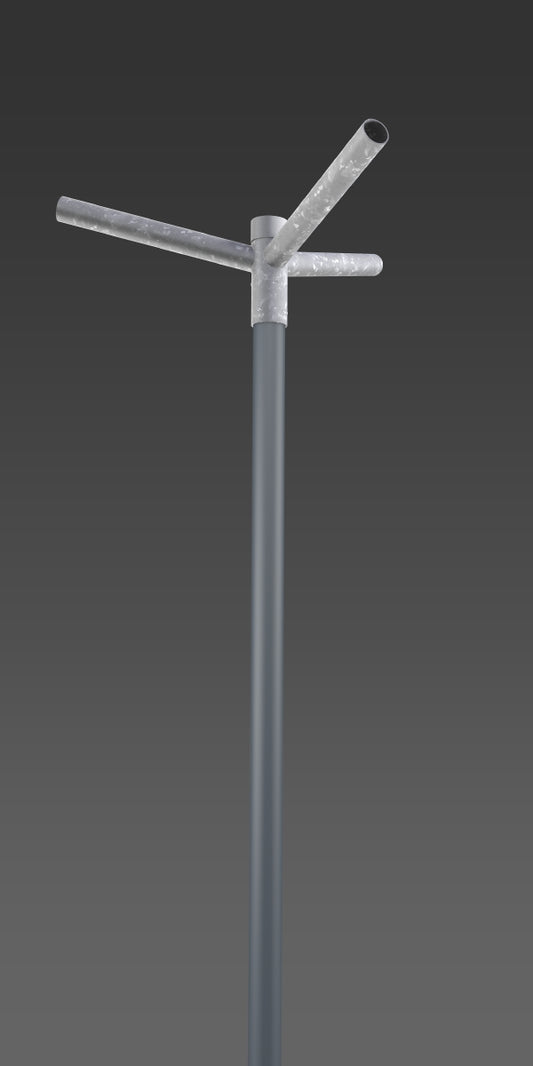 RZB Zimmermann Mastbefestigung aluminium, Art.-Nr. 982589.000