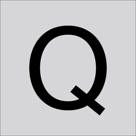 RZB Zimmermann Buchstabe "Q" 40mm, Art.-Nr. 99220.003.Q