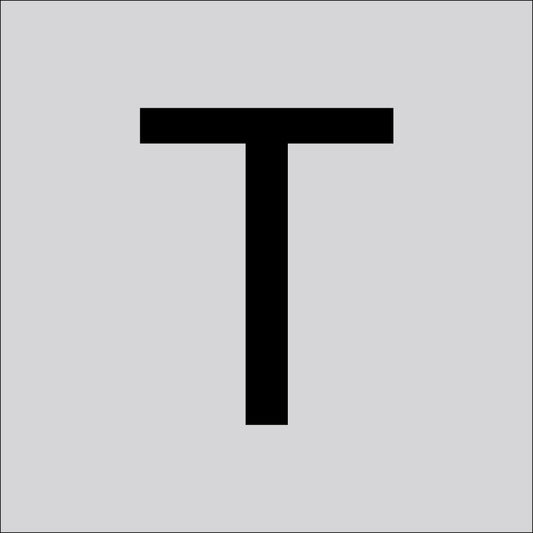 RZB Zimmermann Buchstabe "T" 40mm, Art.-Nr. 99220.003.T