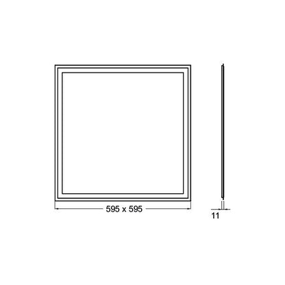PINOS LED-Panel M600 32051073 – Maßzeichnung