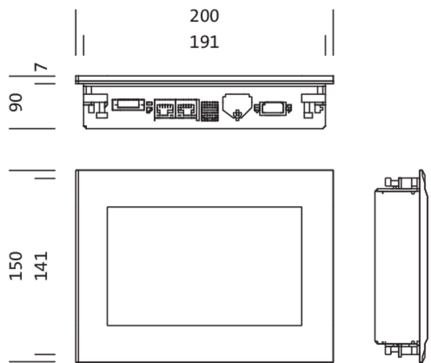 SITECO Connect 11 Steuergerät 5LZ971004 – Maßzeichnung