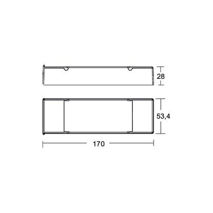 Zubehör LED-Dimmer 12-48V 17517000 – Maßzeichnung